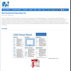 Most Practical CSS Cheat Sheet Yet