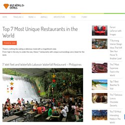 Top 7 Most Unique Restaurants in the World