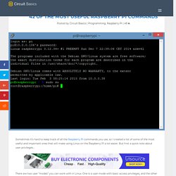 42 of the Most Useful Raspberry Pi Commands