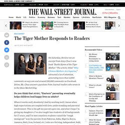 The Tiger Mother Responds to Readers - Ideas Market