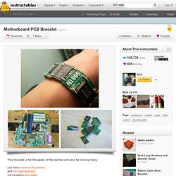 Motherboard PCB Bracelet