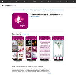‎Mothers Day Wishes Cards Frame on the App Store
