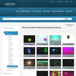 Motion Backgrounds