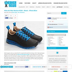 Nike Air Max Motion NSW - Black - Photo Blue