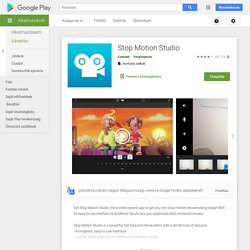 Stop Motion Studio – Alkalmazások a Google Playen