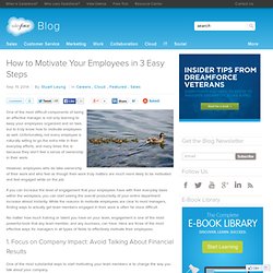 Motivate Your Employees in 3 Steps