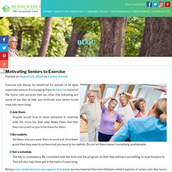 Motivating Seniors to Exercise
