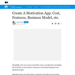 Utilisation de Flutter pour créer une "Motivation App"