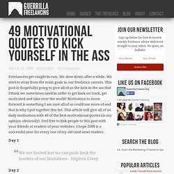 49 motivational quotes to kick yourself in the ass