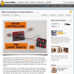 Motor Controllers for Cheap Robots 2