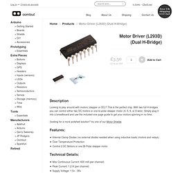 L293D Motor Driver IC from