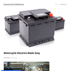 Motorcycle Electrics Made Easy