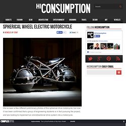 Spherical Wheel Electric Motorcycle