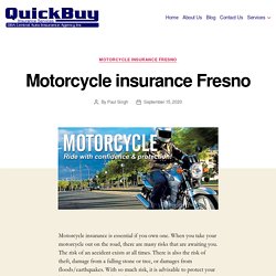 Motorcycle insurance Fresno - QuickBuy Insurance Services