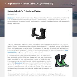 Motorcycle Boots For Protection and Fashion