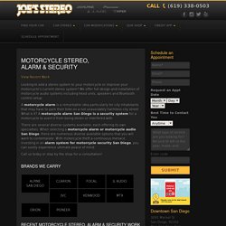 Best Motorcycle Security San Diego