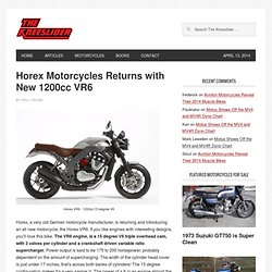 Horex Motorcycles Returns with New 1200cc VR6