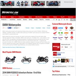 BMW Motorcycles: Reviews, Prices, Photos and Videos