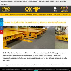 Carros motorizados industriales Ox Worldwide Transporte de cargas