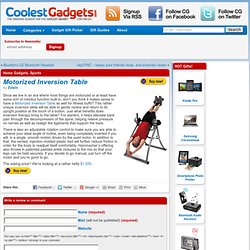 Motorized Inversion Table