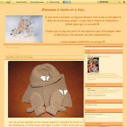 Mouffles bébé de 3/6 mois - Le blog de Aurosa