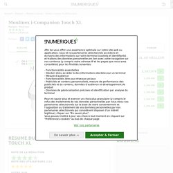 Moulinex i-Companion Touch XL : prix, test, avis et actualités