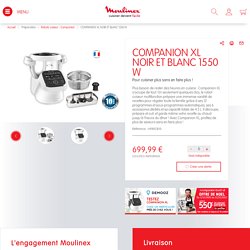 MOULINEX COMPANION XL NOIR ET BLANC 1550 W HF80CB10