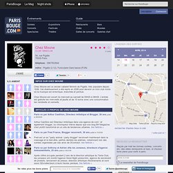 Chez Moune Paris - Club - Infos sur Chez Moune