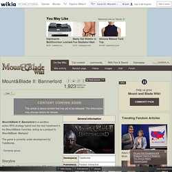 M&B2 on MountandBlade Wiki - Wikia