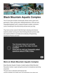 Black Mountain Aquatic Complex Henderson