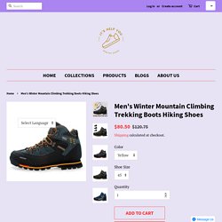 Men's Winter Mountain Climbing Trekking Boots Hiking Shoes – itshelpyou