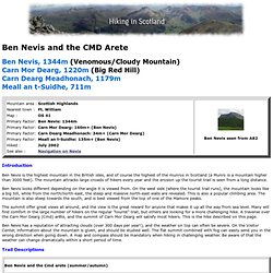 Scotland Mountains - Route Descriptions - Ben Nevis