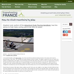 Cycling Mountain Passes - Freewheeling France
