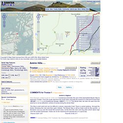 Info on Trostan Trostán (550m) in area Antrim Hills