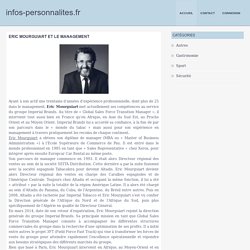 Eric Mourguiart et le management - infos-personnalites.fr