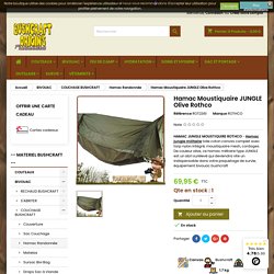 Hamac Moustiquaire JUNGLE Olive Rothco bivouac léger bushcraft survie