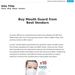Buy Mouth Guard from Best Vendors – Site Title
