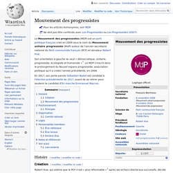 Mouvement des progressistes