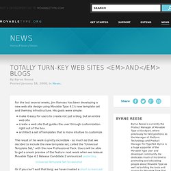 Movable Type Turnkey Websites