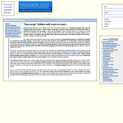 moveable.html - TiddlyWiki v2.4.1 plus MoveablePanelPackage a TiddlyTools QuickStart™ document. All rights retained.