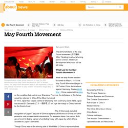 What Is the May Fourth Movement? - Chinese Culture