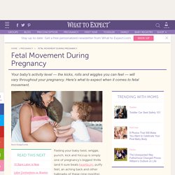 Fetal Movement During Pregnancy