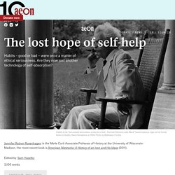 When did the self-help movement lose its ethical ser...