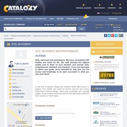 XCEL movement and performance, Raleigh — Catalog of companies Cataloxy.com