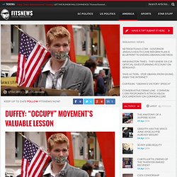 Duffey: “Occupy” Movement’s Valuable Lesson