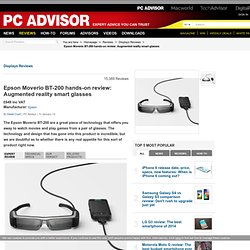 Epson Moverio BT-200 hands-on review: Augmented reality smart glasses