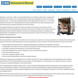Professional Movers in UAE