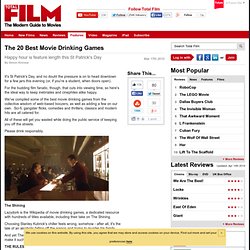 The 20 Best Movie Drinking Games