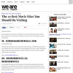 The 10 Best Movie Sites You Should Be Visiting