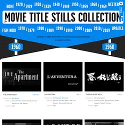 The Movie title stills collection - StumbleUpon